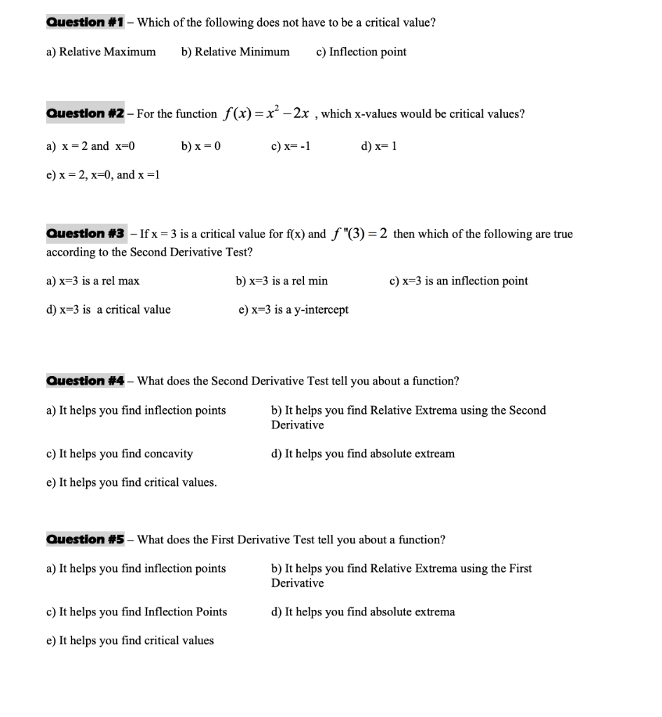 Solved Question #1 - Which of the following does not have to | Chegg.com