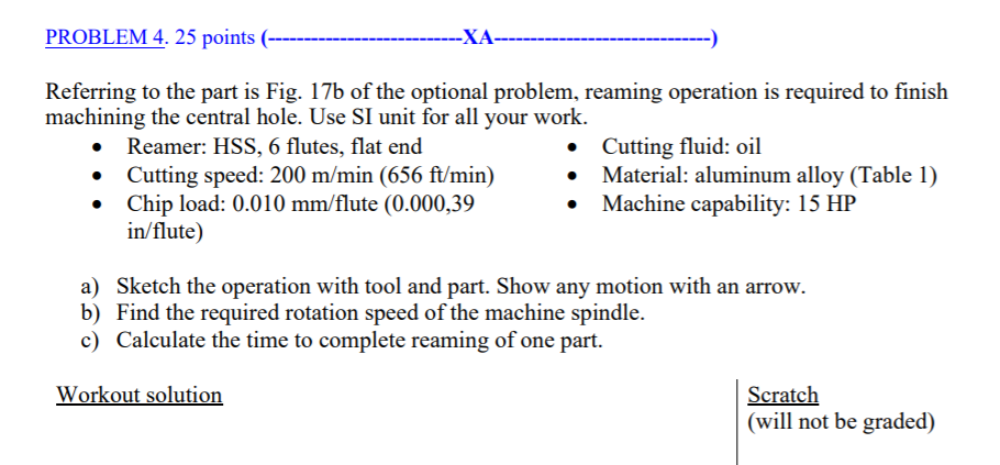 PROBLEM 4. 25 points -XA- Referring to the part is | Chegg.com