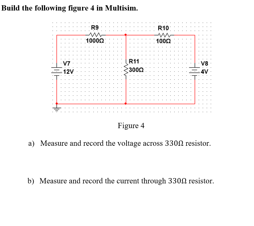 Solved Build the following figure 4 in Multisim. R9 R10 | Chegg.com