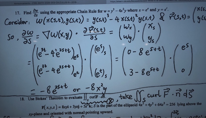 Solved Could you show how to do 17 and 18 , the work was | Chegg.com