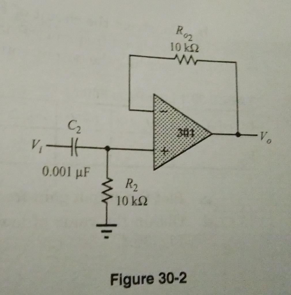 Solved Band Pass Active Filter Calculate the band pass | Chegg.com