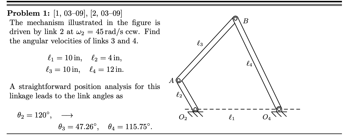 Solved B Problem 1: [1, 03–09], [2, 03–09] The mechanism | Chegg.com