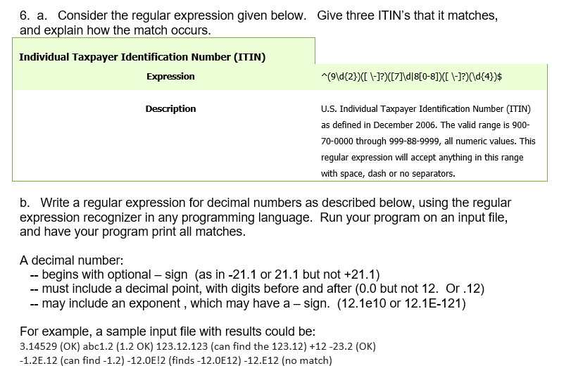 solved-6-a-consider-the-regular-expression-given-below-chegg