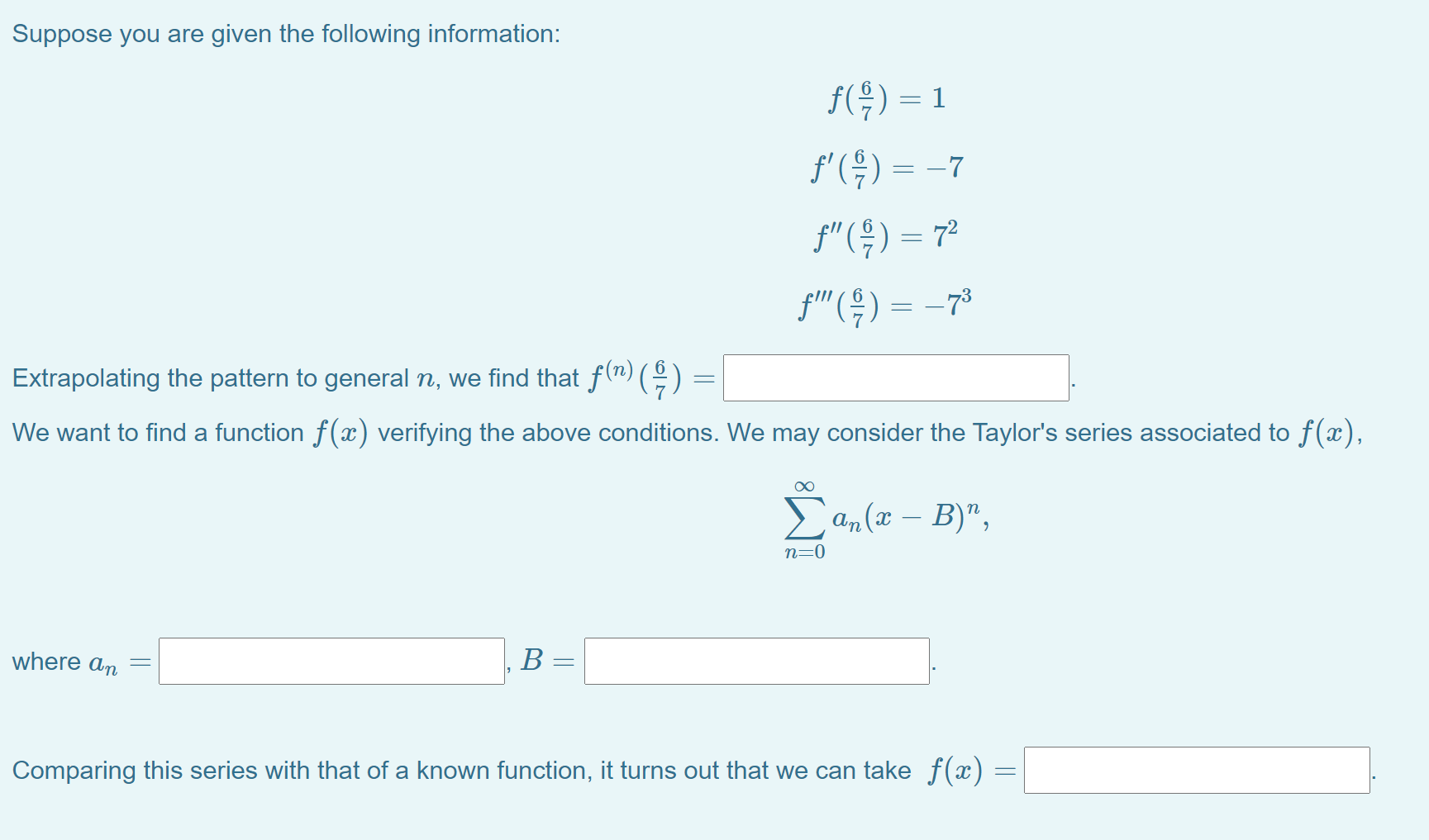 Solved Suppose You Are Given The Following Information F Chegg Com