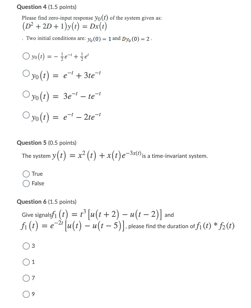 Solved Question 1 (1.5 points) Saved Please use the | Chegg.com