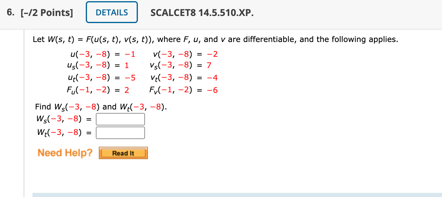 Solved 6 12 Points Details Scalcet8 14 5 510 Xp Le Chegg Com