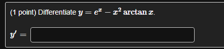 \( y=e^{x}-x^{2} \)