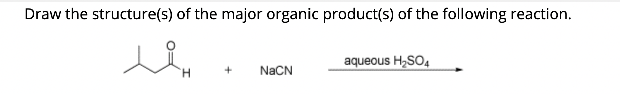 Solved Draw the structure(s) of the major organic product(s) | Chegg.com