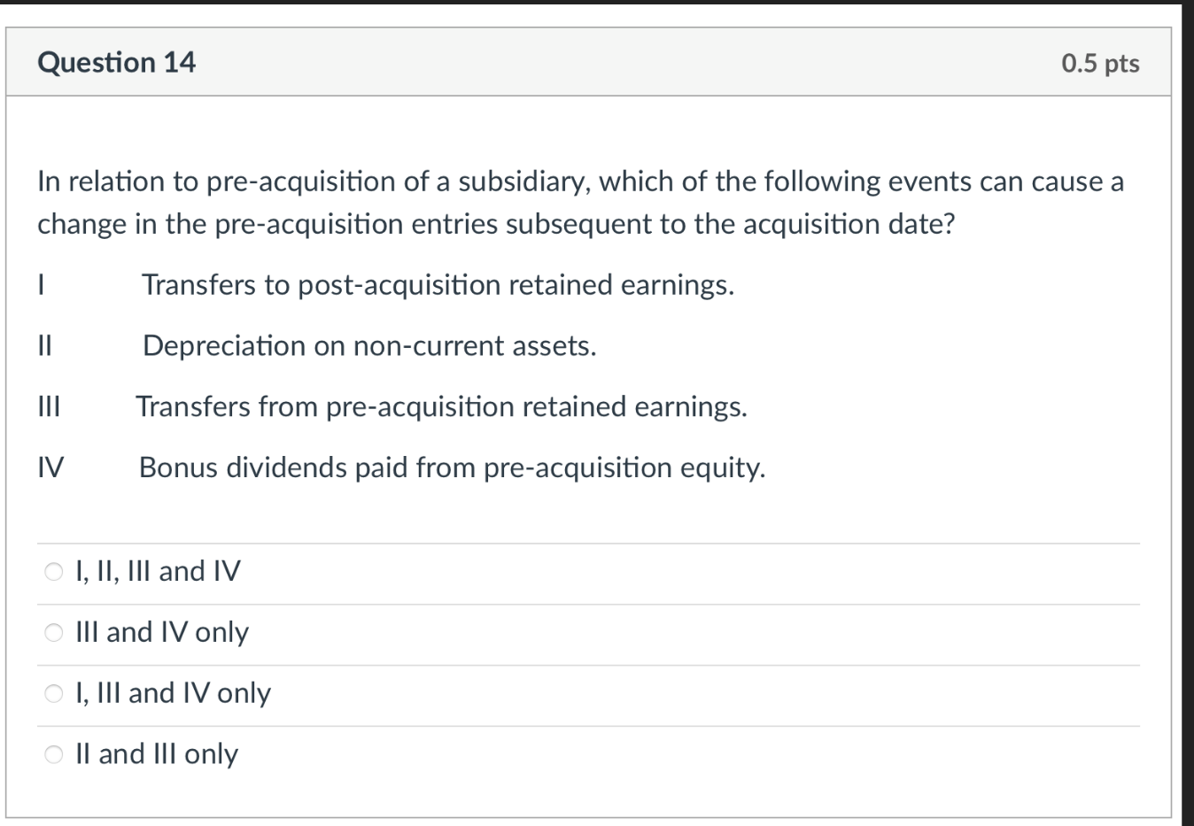 Solved Question 4 0.5 Pts Available Information: . Carrying | Chegg.com