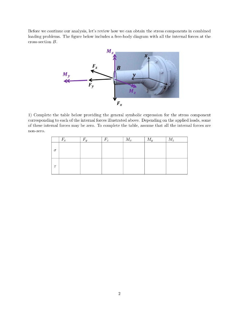 Solved Tam 251 Worksheet 11 Objectives • Determine Internal