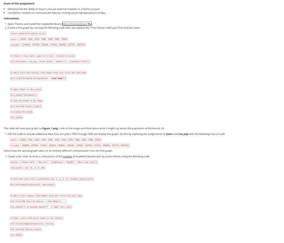 This code will save your bar chart as Figure_2.png. | Chegg.com