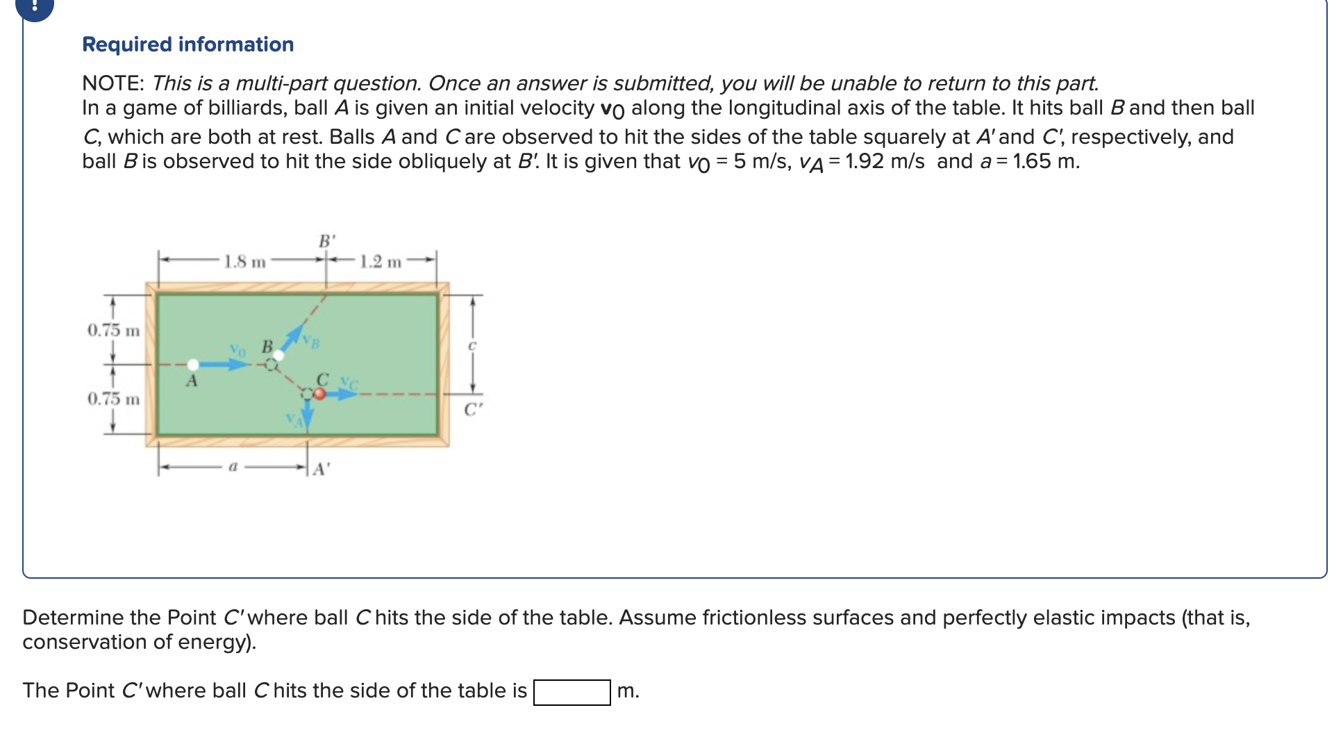 Solved Required information NOTE: This is a multi-part | Chegg.com