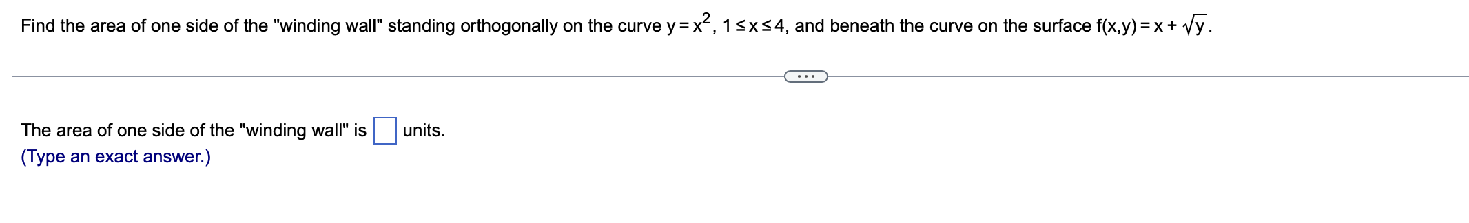 Solved Find the area of one side of the 