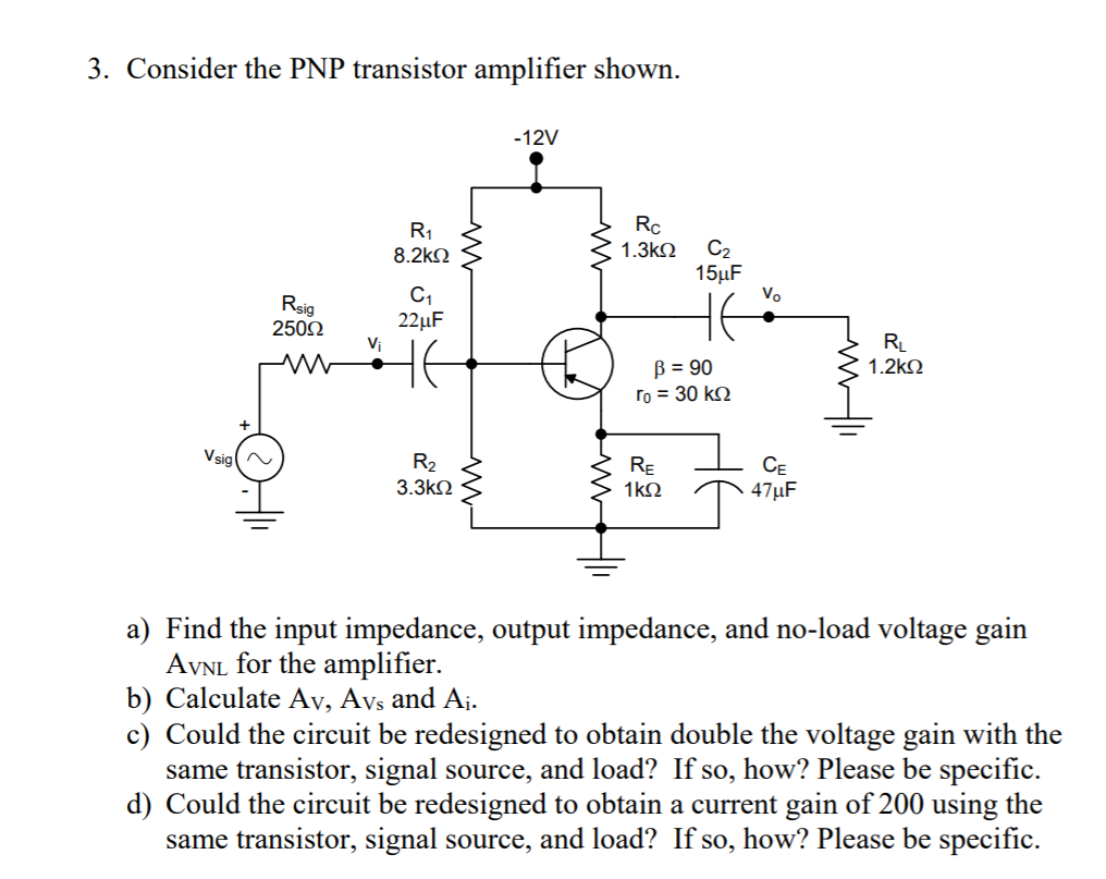 3 resistor npn transistor amplifier