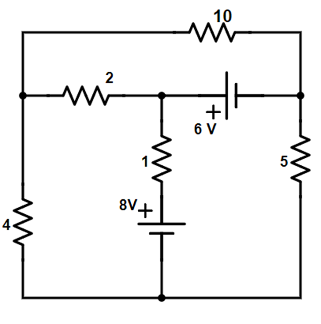 Solved Find the unknown currents and voltages in the | Chegg.com