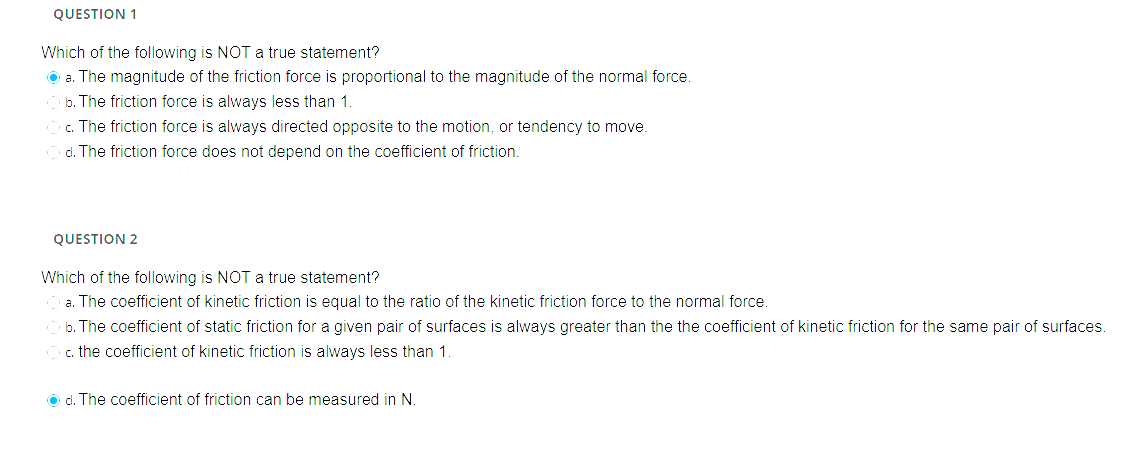 magnitude of force of friction is proportional to