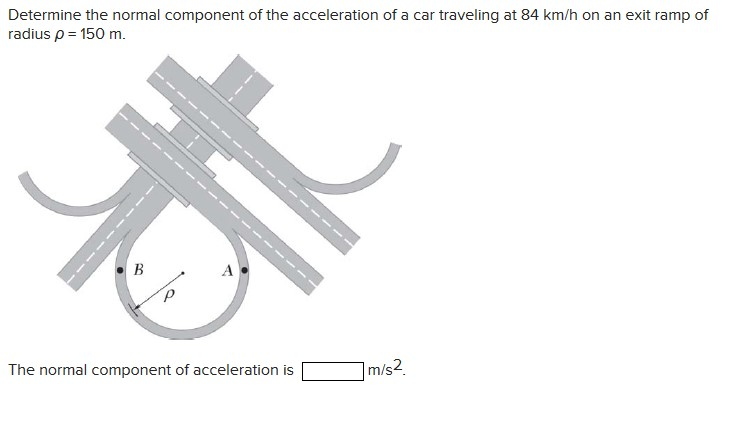 Solved Determine the normal component of the acceleration of | Chegg.com