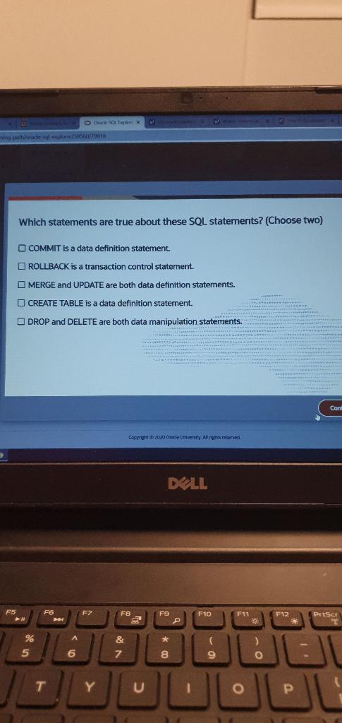 Solved In A SQL Statement Which Clause States The Chegg