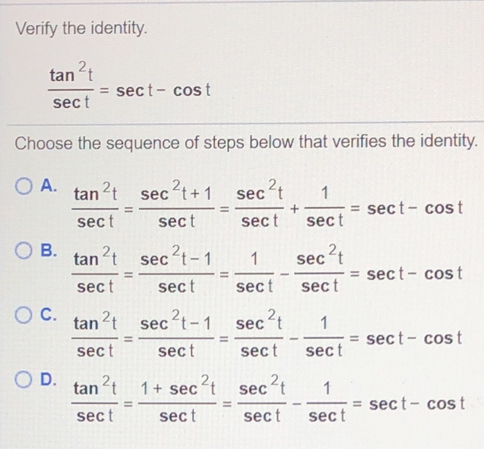 Solved Verify The Identity. 2 Csc X-csc X Cos X = Sin X | Chegg.com