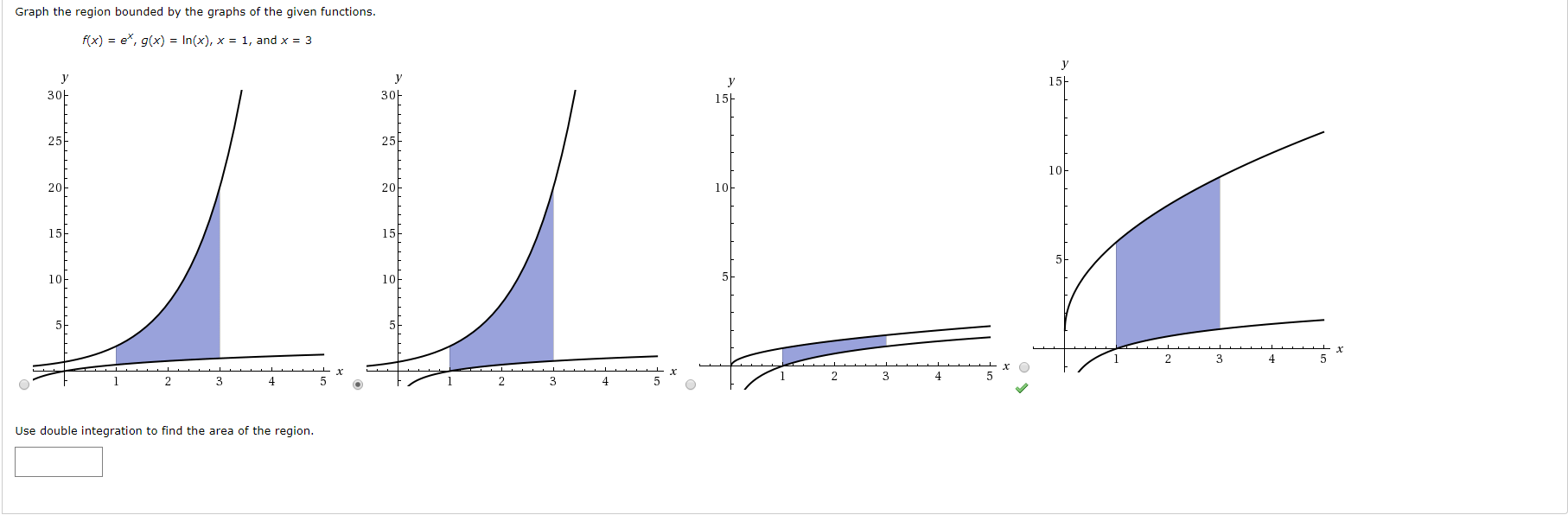 Solved Graph the region bounded by the graphs of the given | Chegg.com