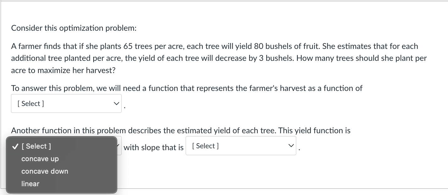 Solved Consider this optimization problem: A farmer finds | Chegg.com