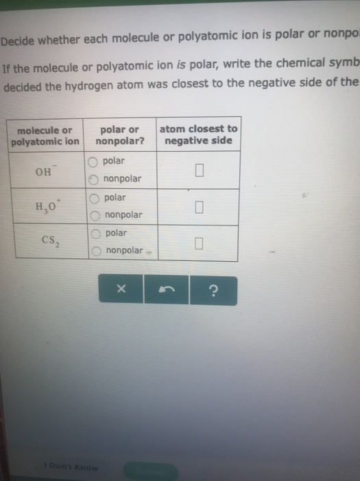 Ch4 Polar Or Nonpolar Atom Closest To Negative Side I vrogue.co
