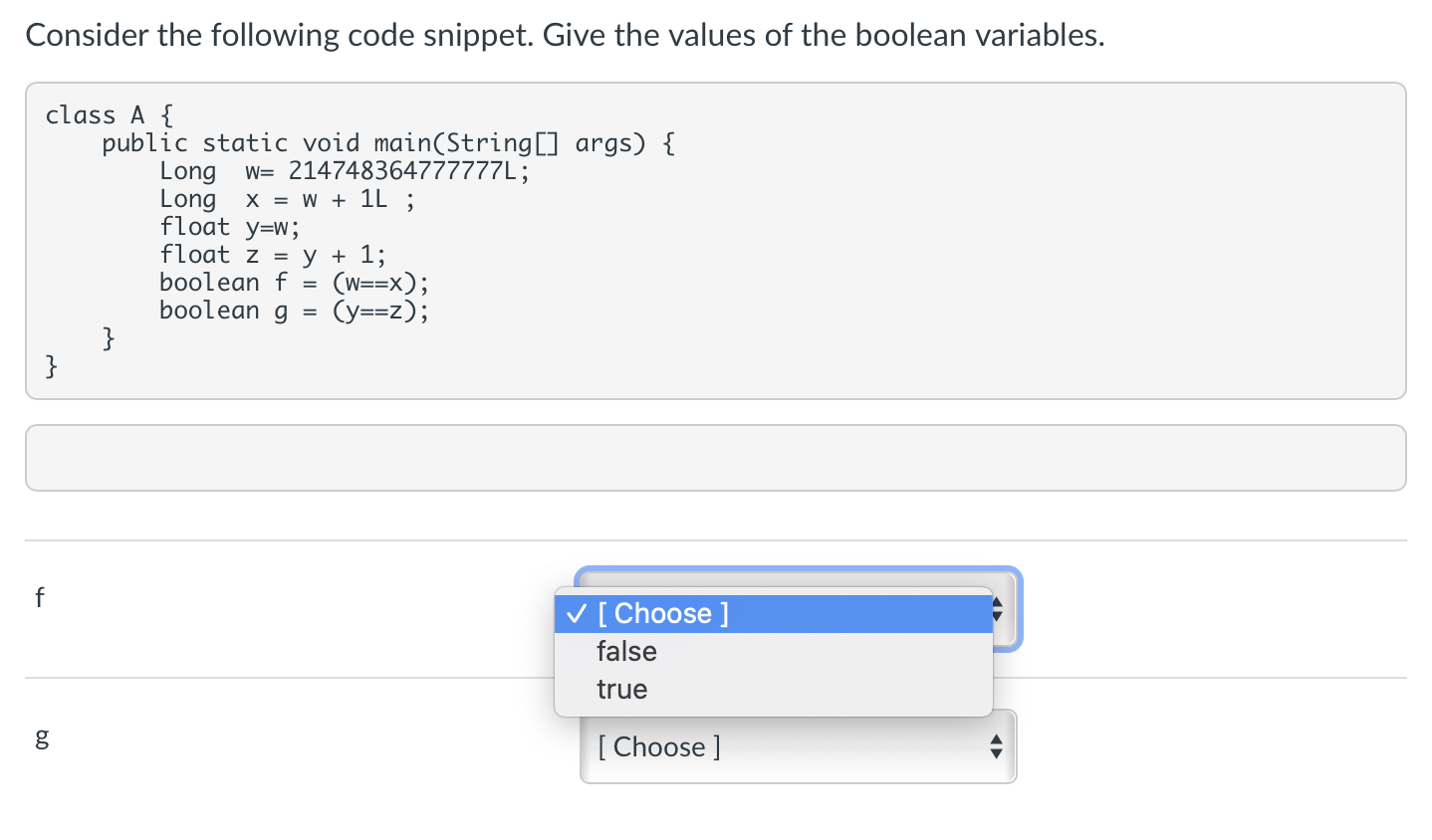 Solved Consider The Following Code Snippet. Give The Values | Chegg.com