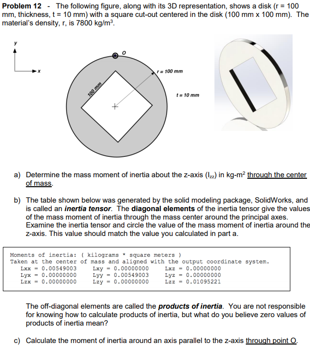 Solved Problem 12 The following figure, along with its 3D | Chegg.com