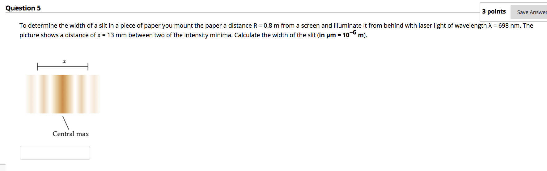 Solved Question 5 3 points Save Answer To determine the | Chegg.com
