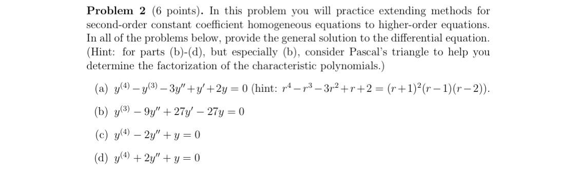 Solved Problem 2 (6 points). In this problem you will | Chegg.com