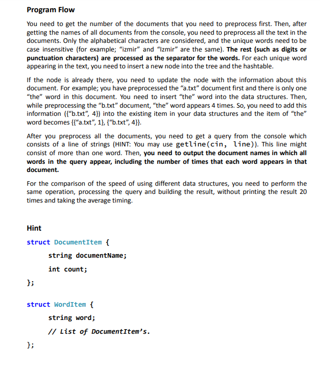 Brief Description In this homework, you will write a | Chegg.com