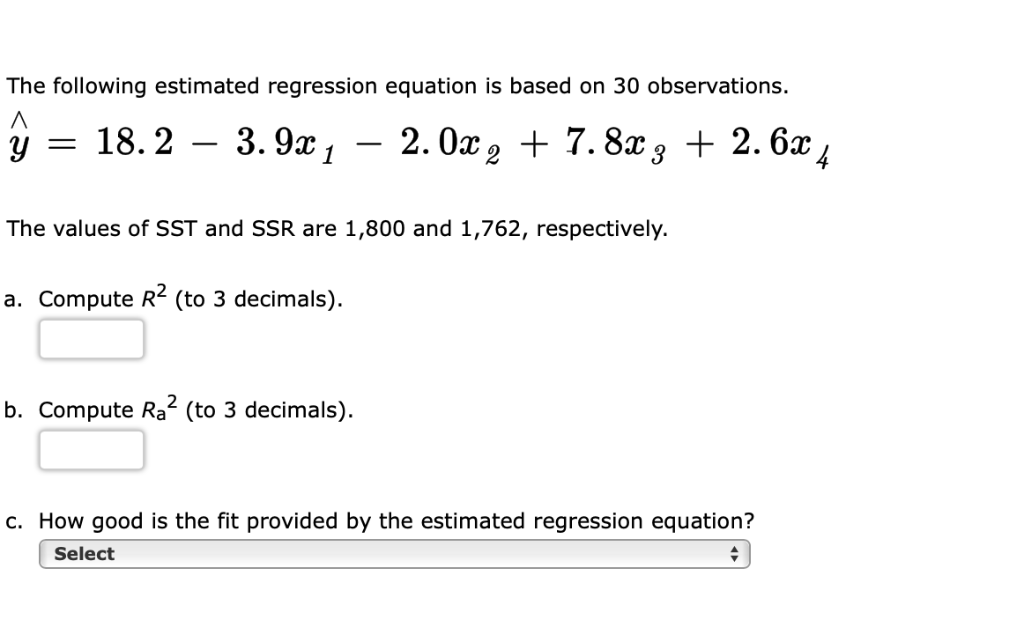 solved-the-following-estimated-regression-equation-is-based-chegg