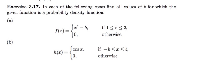 Solved In Each Of The Following Cases Find All Values Of B | Chegg.com