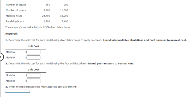 Solved Multiple Versus Single Overhead Rates, Activity | Chegg.com