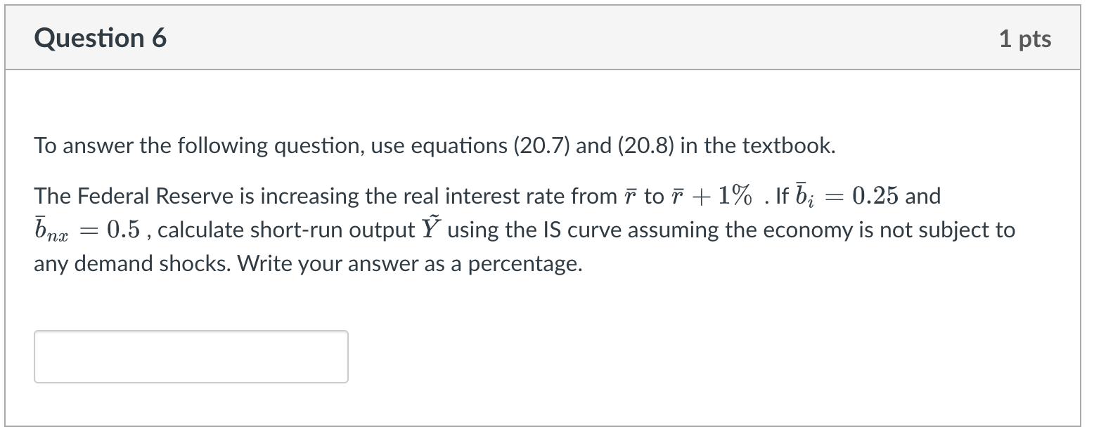 Question 6 1 pts To answer the following question, | Chegg.com
