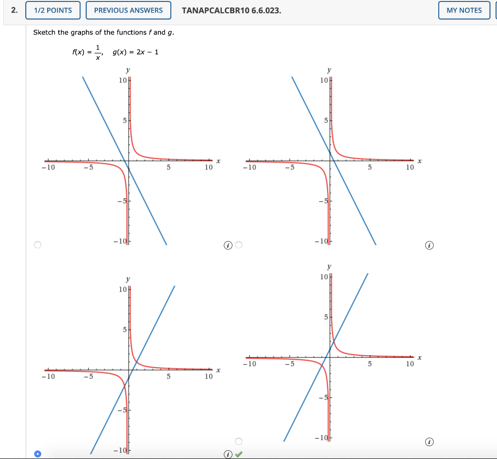Solved 1/2 POINTS PREVIOUS ANSWERS TANAPCALCBR10 6.6.018. | Chegg.com