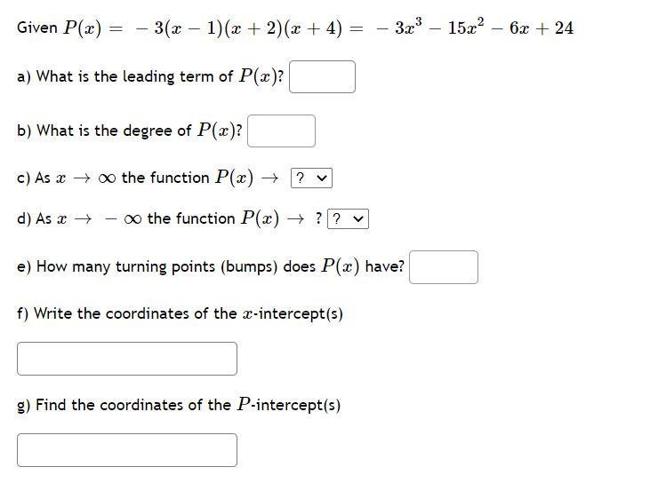 Solved Given P X 3 X 1 X 2 X 4 3x3 15x2 Chegg Com