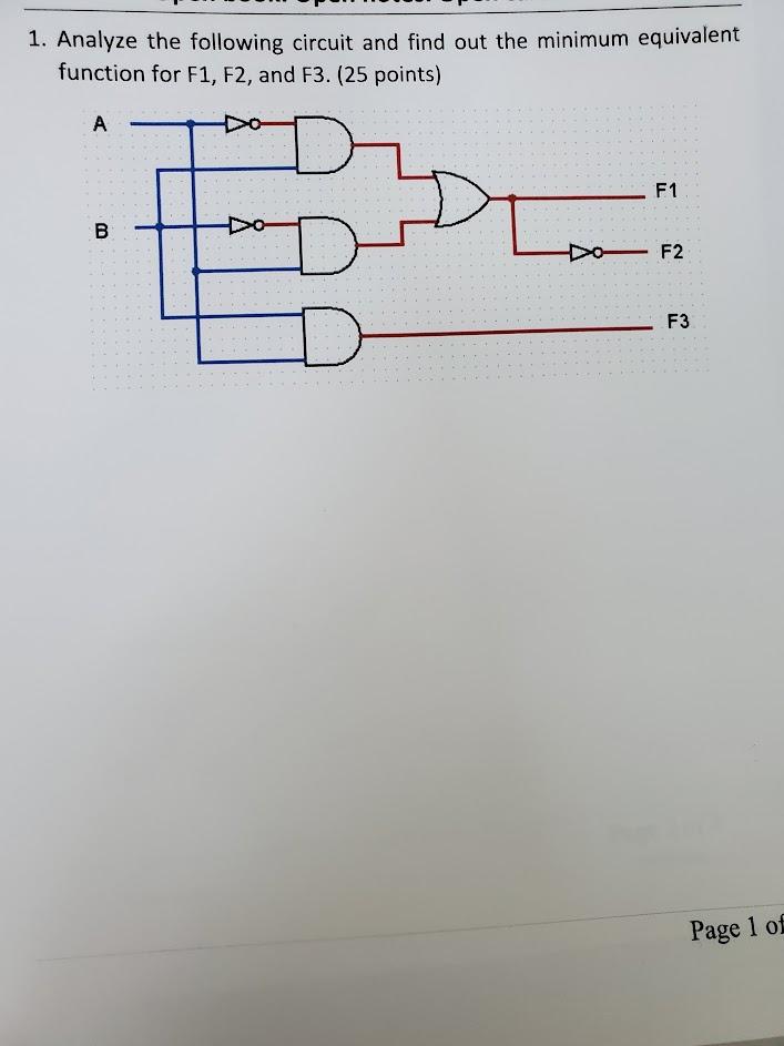 Solved Analyze The Following Circuit And Find Out The | Chegg.com