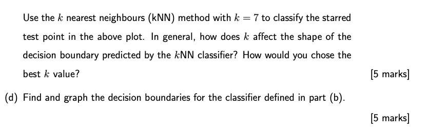 (a) Suppose we have a binary classification problem | Chegg.com