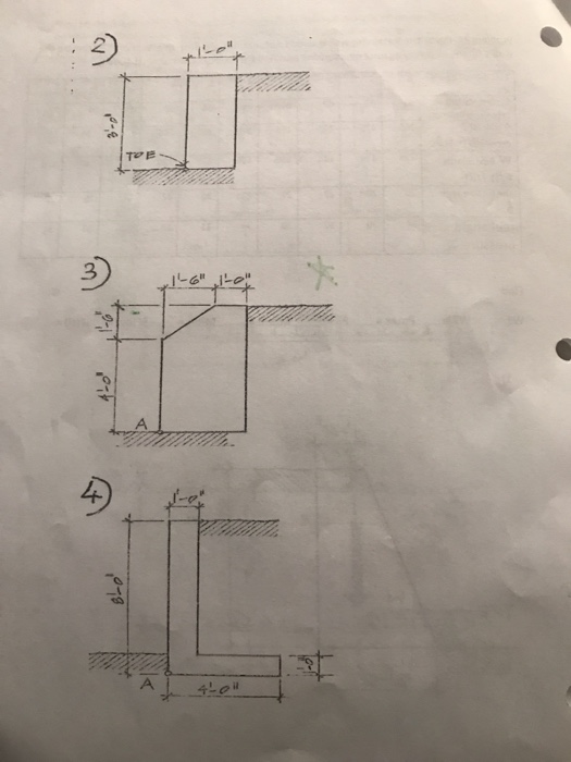 Solved The retaining wall is used to accommodate drop in | Chegg.com