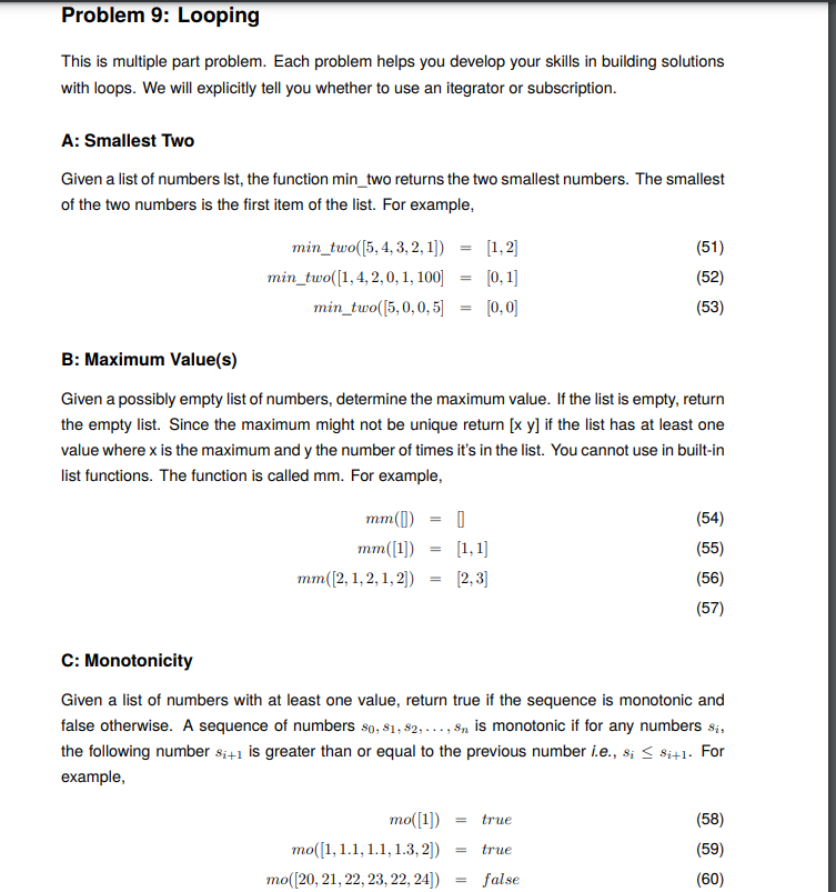 This is multiple part problem. Each problem helps you | Chegg.com