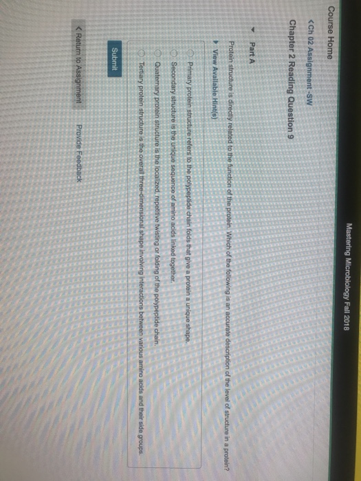 Solved Chapter 2 Reading Question 9 | Chegg.com