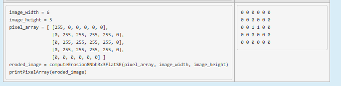Solved Given is a binary 8 bit input image in the form of a | Chegg.com