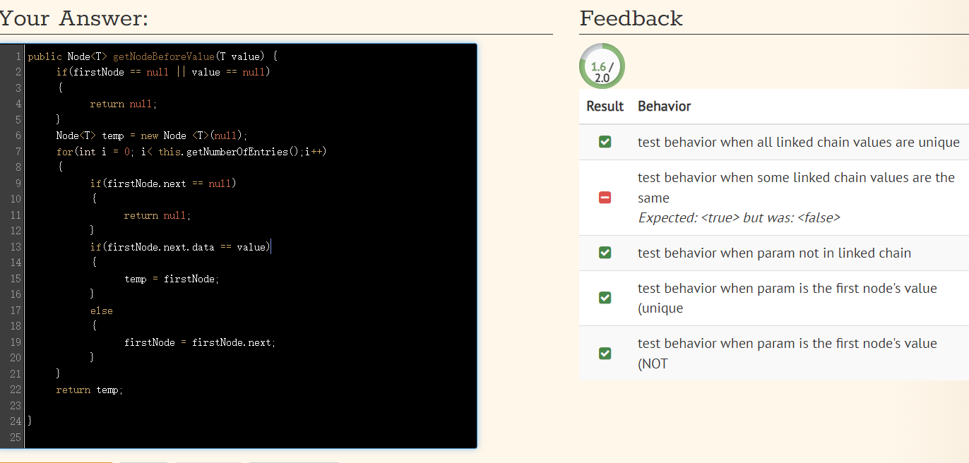 Solved X734 Linked Chain Find Node Before Value Consider