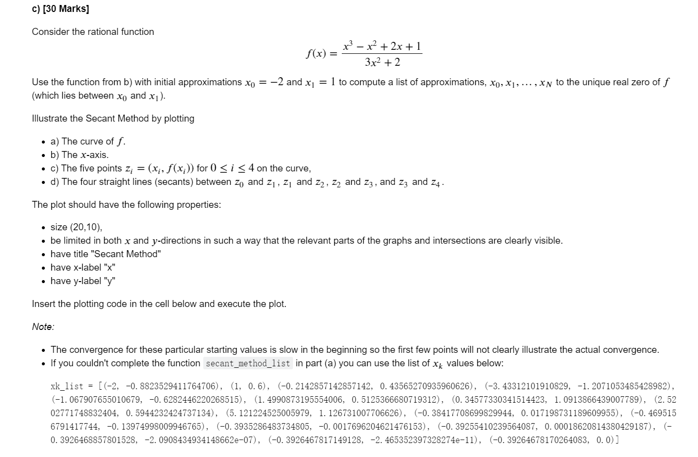 Solved Introduction The Secant Method can be used to find a | Chegg.com image.