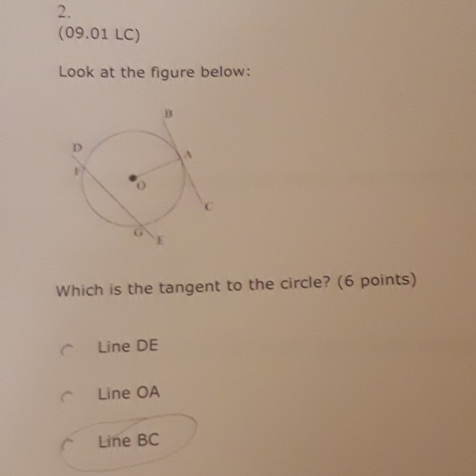 Solved (09.01 LC) Look at the figure below: Which is the | Chegg.com