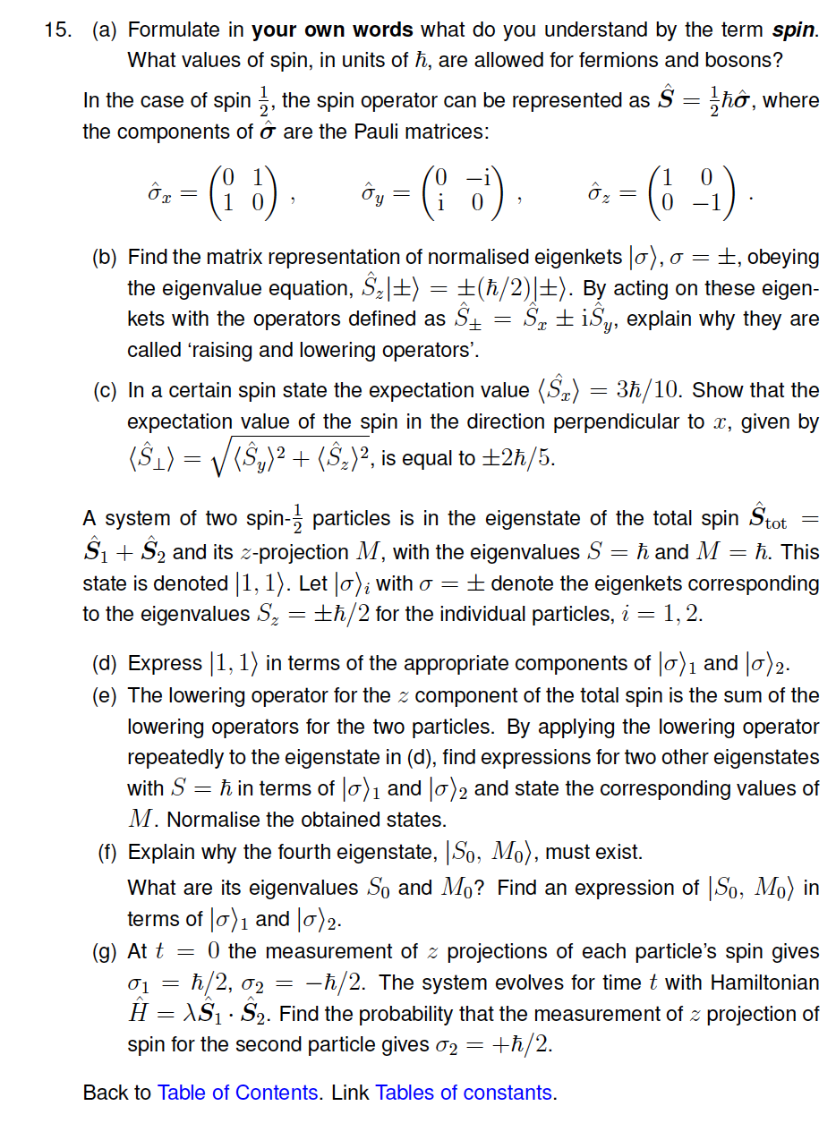 Solved 15 A Formulate In Your Own Words What Do You Un Chegg Com