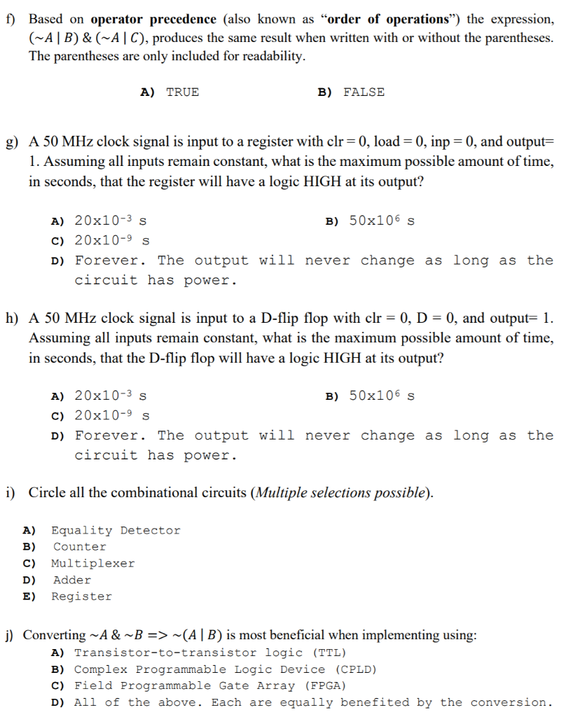 Solved Please answer and explain the multiple choice | Chegg.com