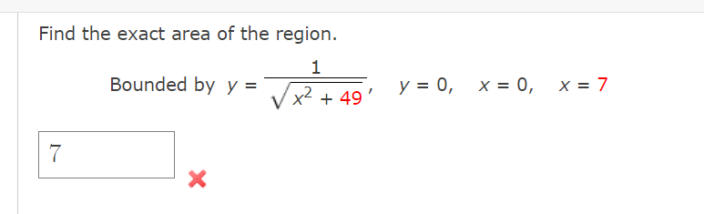 Solved Find The Exact Area Of The Region.Bounded By | Chegg.com