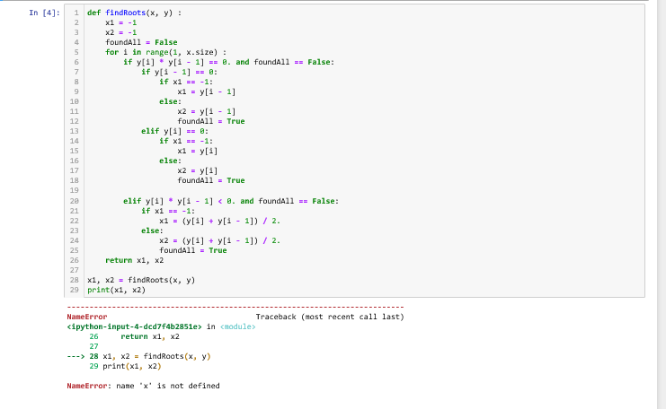 In my python3 code I'm not sure how I make my finding | Chegg.com